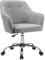 SONGMICS Homeoffice Stuhl, Drehstuhl, Schreibtischstuhl, höhenverstellbar, bis 110 kg belastbar, atmungsaktiver Stoff, für Arbeitszimmer, Schlafzimmer, hellgrau OBG019G02