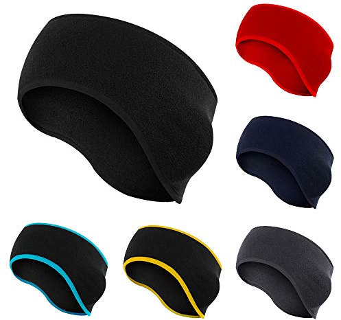 axy Sport Stirnband Winter Ohrenwärmer Headband für Joggen Wandern Radfahrrad Radsport Haarband Kopfband Sportband Ohrenschutz Stirnbänder Warm Herren Damen (Farbe 04)