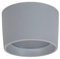 DOPO LIGHTING - Plafón de superficie techo MIST gris GX53 led exterior IP55. Plafón redondo de techo ideal para terrazas, porches, cubiertas de residencias u hoteles.