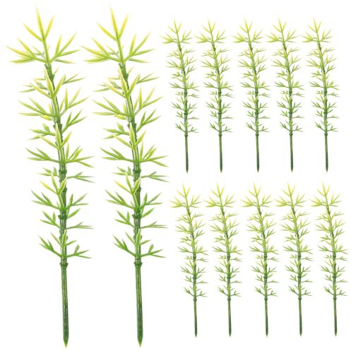 TOYANDONA 100st Baum Modellbäume Skalieren Modelleisenbahnbäume Gefälschte Bäume Miniaturen Eisenbahn Zug Micro Landschaft DIY Decor Grüne Pflanzen Kuchendeckel Handdekor Anlage Lieferungen