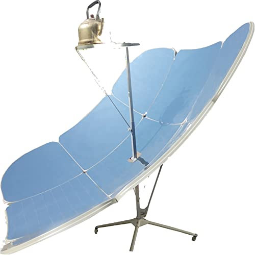 wiedao Cocina Solar De Concentración Horno Solar, Cocina Solar Portátil, Cocina Solar Parabólica Estufas Portátiles Camping Concentrador Solar Al Aire Libre 59 '' Diámetro