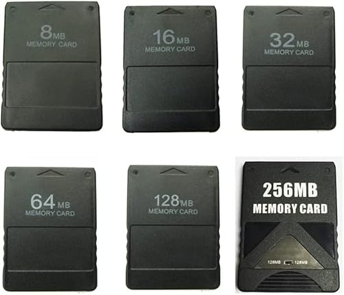 8MB 16MB 32MB 64MB 128MB 256MB Memory Card for PS2 High Speed Memory Card Replacement (16MB)