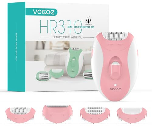 VOGOE Epilator for Women, 4-in-1 Epilators Hair Removal for Body, HR310