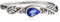 Lapislazuli Edelstein 925 Sterling Silber Ring Stimmungsring Stil Solitär Gefühls für Damen und Girls (47 (14.96))