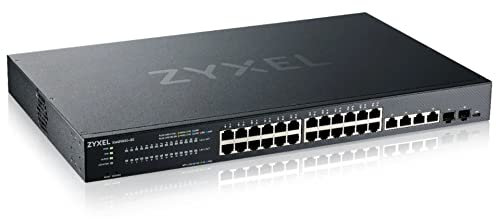 Zyxel 24 porte 2,5G Multi-Gig Lite-L3 Switch Smart Managed con 6 porte 10G Uplink (4 rame/2 SFP+) [XMG1930-30]