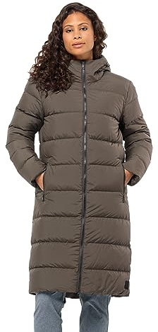 Jack Wolfskin Damen Frozen Palace Coat W Daunenparka, Cold Coffee, L EU