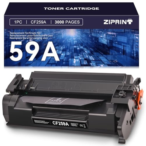 ZIPRINT CF259A 59A Toner Kompatibel für HP 59A CF259A 59X CF259X Toner für hp Laserjet pro MFP m428dw m428fdn m428fdw m428 hp Laserjet pro m404dn m404dw m404n m404 m304 (1 Schwarz,kein Chip)