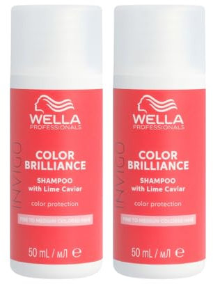 2er Wella Professionals Invigo Color Brilliance Shampoo fein/medium 50 ml