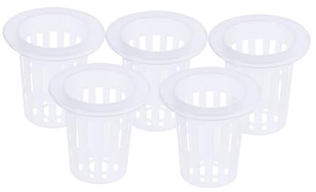 Toddmomy 30St aquaponik t? wasserpflanzenkorb anzuchttö hydroponics Pot Kaktuspflanze Anlage zimmerpflanzen Netzkorb Kulturtö ohne Erde Netzbecher Hydroponik Blumentopf Gemüsetopf