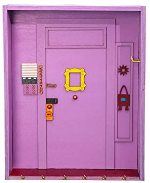 Wresetly In Holz Lila Kleiderhaken Wandgarderobe Aufbewahrungsbox Box 6 Haken