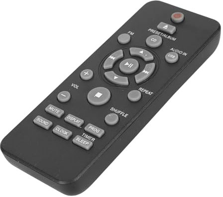 Neue Universal-Fernbedienung für HiFi-CD-Kombination, BTM2280 BTM2310 Fernbedienungsersatz, Stabil und Empfindlich, ABS-Material, Tragbar und Langlebig, Ergonomisch