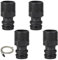 EIHI 4er Set Schlauchverbinder Gartenschlauch Kupplung G1/2 zoll Schlauchanschluss G1/2 Außengewinde für Wasserhahn Adapter Gartenschlauch (ABS-Kunststoff)