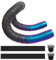 MOCNT Fahrrad Lenkerbänder PU Radfahren Rennrad Lenkerband Cycling Rennrad Band Rutschfestes Komfortabel Klebeband Stoßdämpfend Lenkergriffband Farbverlauf Blau Lila