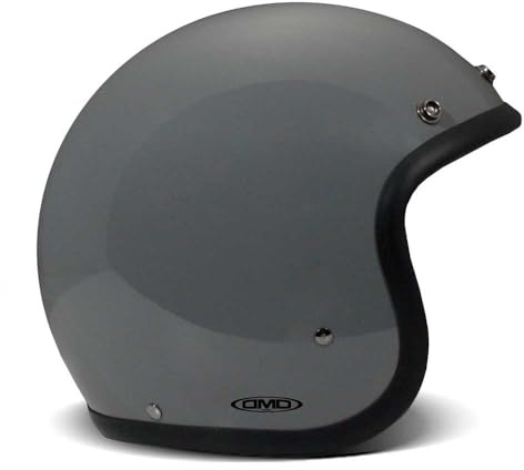 DMD Retro Deep Green Open Face Helm Jethelm Motorradhelm ECE22.06