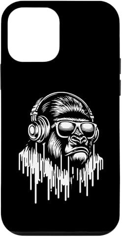 Custodia per iPhone 12 mini Cuffie per scimpanzé