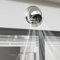 Griglia Aerazione con Griglia E Rete Griglia Ventilazione in Acciaio Inox, Copertura di Scarico Rotonda per HVAC, Griglia Antivento E Antipioggia per Esterni(50mm)