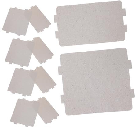 Alipis 10 Láminas De Mica De Alta Temperatura Para Microondas Repuesto De Placa De Mica Para Horno Microondas Rebanada De Mica Para Horno Microondas Chips De Mica Para Microondas Kit
