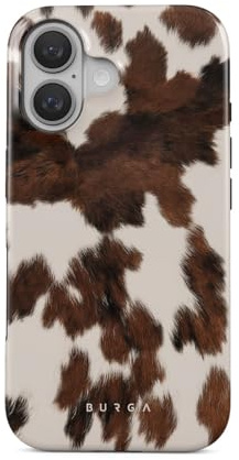 BURGA Unisex Phone Case for iPhone 16 – Dual-Layer Hybrid Design with Shock-Absorbing TPU & Durable Exterior, Scratch-Resistant Finish and Raised Bezel Edge for Screen Protection & Daily Use