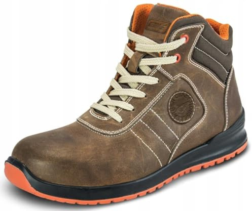 Sicherheitsstiefel, Arbeitsschuhe DEDRA Crazy Horse, Größe 40, Kat. S3 SRC, mit Composite-Zehenkappe und Polymer-Zwischensohle, Wasserabweisend, Innenfutter aus atmungsaktivem Mesh.