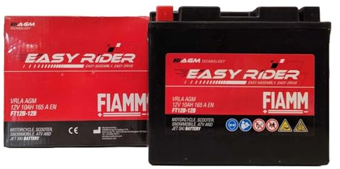 SMCBatteria moto FT12B-12B YT12B-4 YT12B-BS 12V 10Ah 165A VRLA AGM | Lunghezza: 150 x Larghezza: 70 x Altezza 130 (mm)