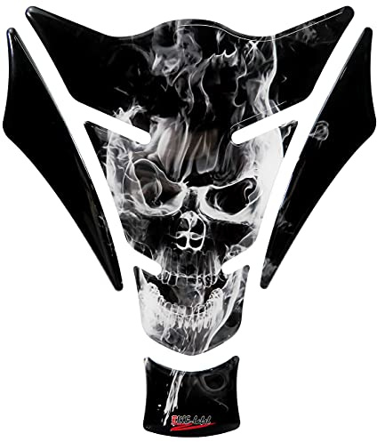 BIKE-label Tankpad 3d Cranio splatter morto Adesivi per serbatoio moto 501101-VA