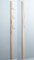 Garderobe Sissi 2, anthrazit Hochglanz, Haken Metall verchromt, 8x185x4 cm, Wandgarderobe, Wandpaneele