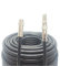 SSL RG6 Satellite Coaxial Cable Extension 20 Meter Black Fully Assembled RG6 Satellite Coax TV Lead Kit with Premium Fitted Compression F Connectors for Sky Q HD, Freesat and Virgin Media