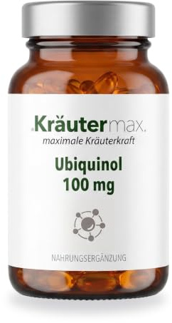 Kräutermax Ubiquinol 100mg Kaneka - Coenzym Q10 - Vegan - 60 Kapseln