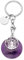 Jovivi Natural Amethyst Crystal Gemstone Keyring Tree of Life Keychain Healing Reiki Chakra Lucky Pendant Charms for Women Girls
