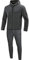JAKO Herren Jogginganzug Premium Basics mit Kapuze, anthrazit meliert, M, M9729