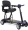 eDrive Electric – Removable Lightweight Battery – Automatic Folding – Travel Mobility Scooter with Heavy Duty Travel Case (Purple)