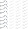 Mayhoop 38 Stk Nasenpiercing Retainer Flexibel Bioflex 18G Durchsichtig Nasenstecker Nasenring Edelstahl CZ Nasenstecker