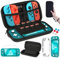 HEYSTOP Capa compatível com Nintendo Switch Lite, Capa Switch Lite + protetor de ecrã + cartão de jogos + 6 tampas de aderência para polegar