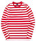 Mens Striped Long Sleeve T Shirt(XL,Red&White Wide)