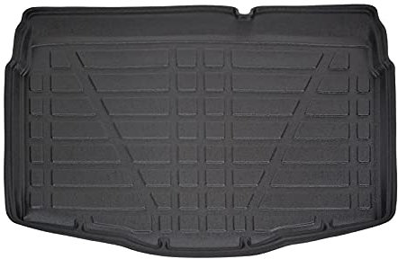 SCOUTT | Kofferraumwanne Laderaumwanne Kompatibel mit CX-3 ab 2015, mit Hoher Rand, Kofferraum-Schutzmatte, Geriffelt, Aufrollbar