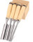 XINLEE Wood Carving Gouge Set, 4Pcs Woodworking Hand Chisels Compact Wood Carving Knife Semicircular Shovel for Woodworking Hobby Tools And Professional