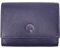 LOLUNA® Porte Monnaie Cuir véritable Compact et spacieux pour pièces, Billets et 2 Cartes bancaire, Homme et Femme Existe en Plusieurs Couleur - Violet