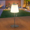 uuffoo Solar Outdoor LED Tischlampe, Tischlampe Kabellos Dimmbar 7 RGB Tischlampe Kabellos Tragbare Aufladbar Solarlampen IP44 Wasserdicht für InnenAußen, Garten, Terrasse, Schlafzimmer, Grau