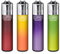 Clipper® Feuerzeuge 4er Set (Metallic Gradient #6)