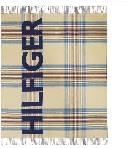 Tommy Hilfiger Plaid Trapper Farbe Almond Größe 130x170