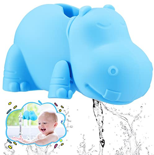 Badewannen Wasserhahn Abdeckung, Badewannen Auslauf Abdeckung für Badewanne, Wasser Wasserhahn Abdeckung Cartoon Nilpferd Wasserhahn Abdeckung für Kinder Kleinkinder Bad Sicherheit