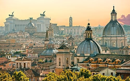 Jigsaw Puzzles For Adults 1000 Pieces Rome Vatican Ancient City 75 * 50Cm