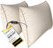 Sofakissen mit Füllung und Bezug - Sofakissen Groß 40x60 cm - Couchkissen Beige 2er Set viel Füllung – OekoTex zertifizierte Zierkissen Sofa & Couch – Bequeme Dekokissen Wohnzimmer, Schlafzimmer