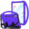 Funda para tablet Lenovo Tab P12 (12.7 pulgadas) TB-370/TB-371 para niños, duradera, ligera, de EVA, a prueba de golpes, funda protectora con mango para Lenovo Tab P12 (morado)