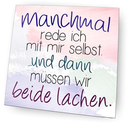 wammi Pin, Kühlschrankmagnet mit Sprüchen | Humorvoll (Humor) | Magnet | 7x7cm | 1 Stück | Kunststoff