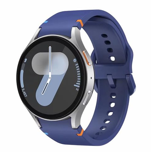 MYAPULUA Bracelet Galaxy Watch 7/6/5/4/FE 40mm 44mm/Galaxy Watch 6/4 Classic 47mm 43mm 46mm 42mm/pour Samsung Watch 5 Pro 45mm pour femmes et hommes,bracelet de sport en silicone sans écart