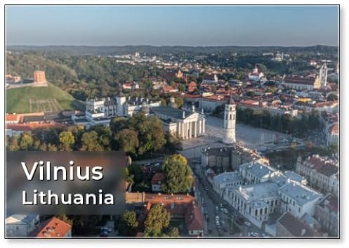 Kühlschrankmagnet Vilnius Altstadt Design 18
