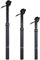 GFDSGRE SattelstüTze 1 Stück Dropper Sattelstütze Manueller Federweg 175 mm 125 150 Höhenverstellbar 27,2 30,9 31,6 MTB-Fahrradhebelsteuerung Fahrrad SattelstüTze(31.6x125 and Adapter)