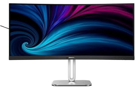 Philips 34 INCH Curved 3400X1440 100W USB C 2 HDMI DP