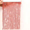 Eiauiuo Perlenvorhang Balkon Türvorhang Raumteiler Dekorativer Fadenvorhang Fenster Deko Vorhang mit Perlen Acryl Perlenvorhang für Wohnzimmer Schlafzimmer(Rot,150x200cm(107 Stränge))
